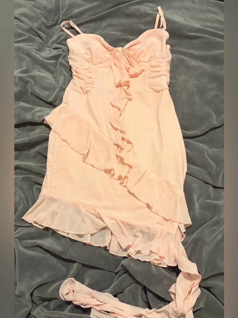 Pink Ruffle Dress